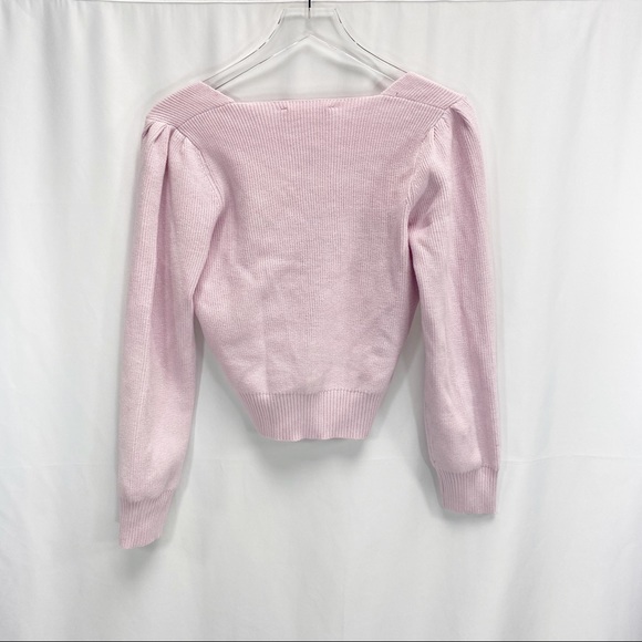Astr the label pink sweetheart neck sweater - Picture 3 of 4